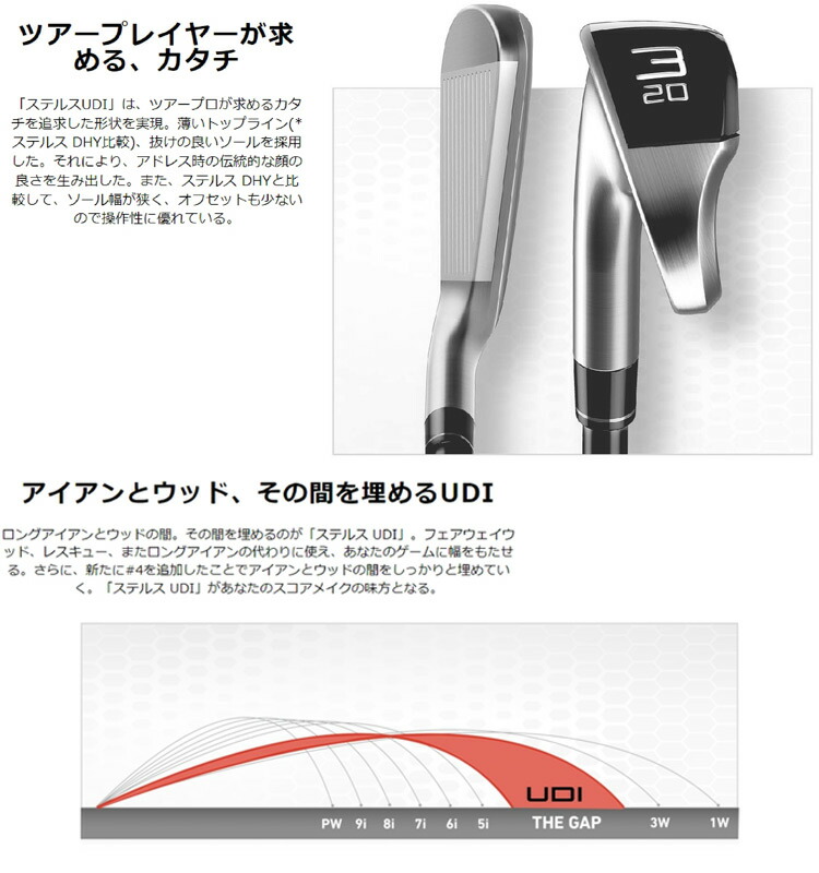 楽天市場】テーラーメイド STEALTH UDI ユーティリティアイアン メンズ