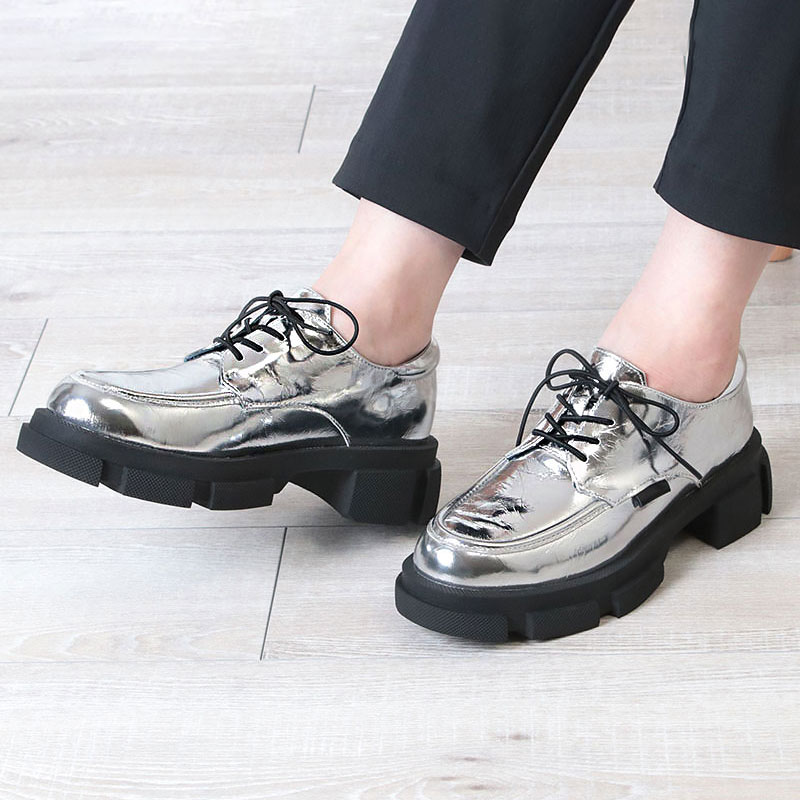 楽天市場】【正規品】 MANA マナ 厚底レースアップシューズ 501070