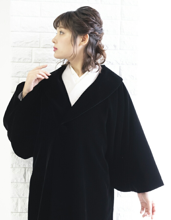 楽天市場】( アゲハラコート ) 着物 コート 冬 アゲハラ 黒 日本製