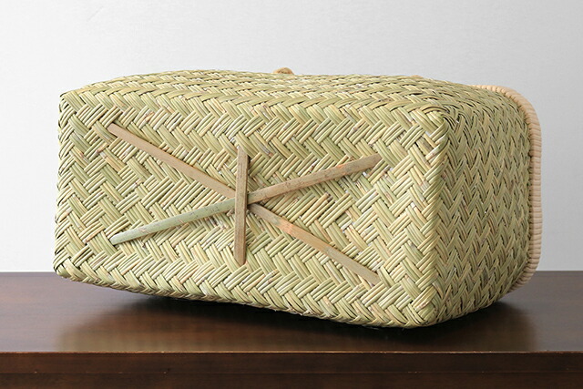 黄金鳥越竹細工 市場かご 新品 大サイズ○特選○ 鳥越竹細工 市場かご 新品