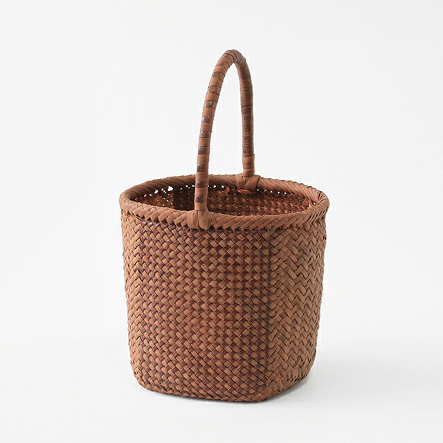 受注販売 [納期2～3ヶ月]ヌメ革×やまぶどうバッグ(ひご幅約4～5mm/栃木