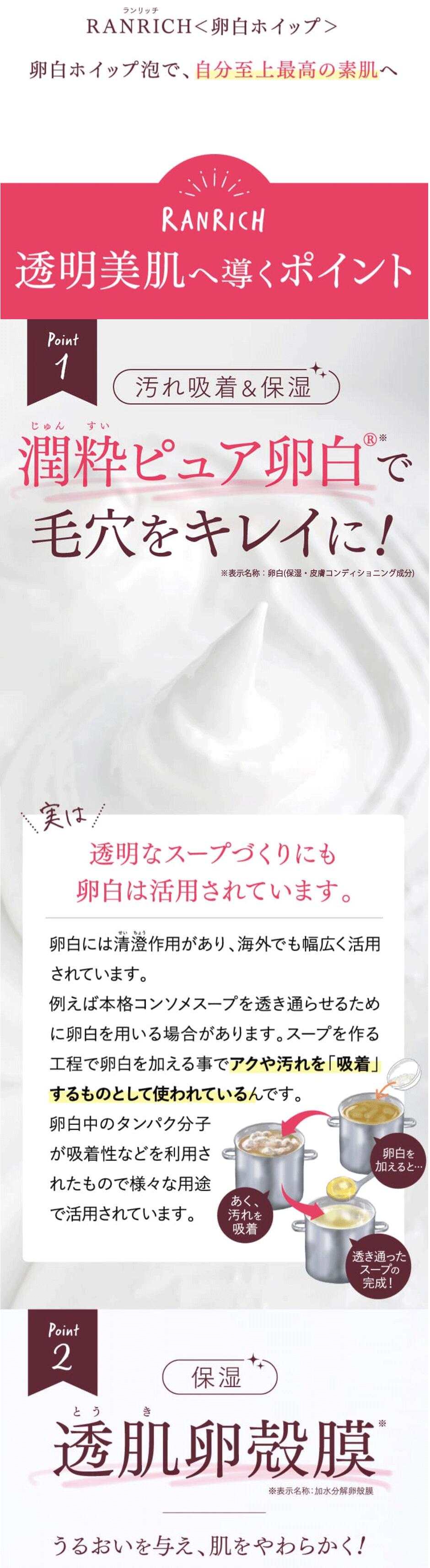 楽天市場】【エントリーでポイント10倍】健康家族公式 RANRICH 卵白