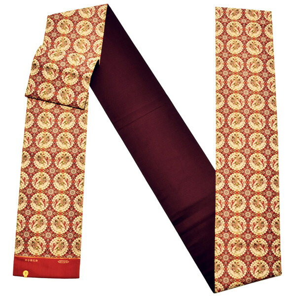 Prices down2】洒落袋帯 「獅子狩文錦」 龍村美術織物謹製 西陣織証紙