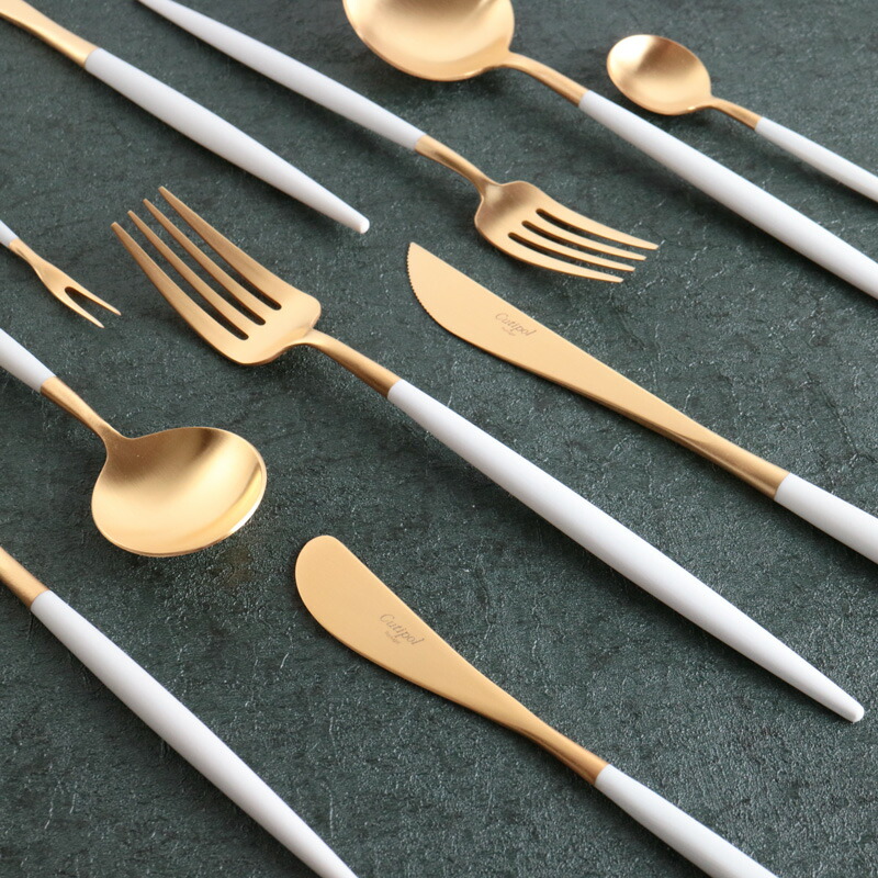 楽天市場】クチポール GOA ホワイトゴールド デザートフォーク 正規品