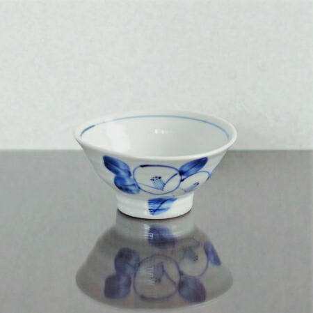 茶碗 中 弥七田 白椿 200kcal 蔵珍窯 男女 兼用 ご飯茶碗 フラワー HE