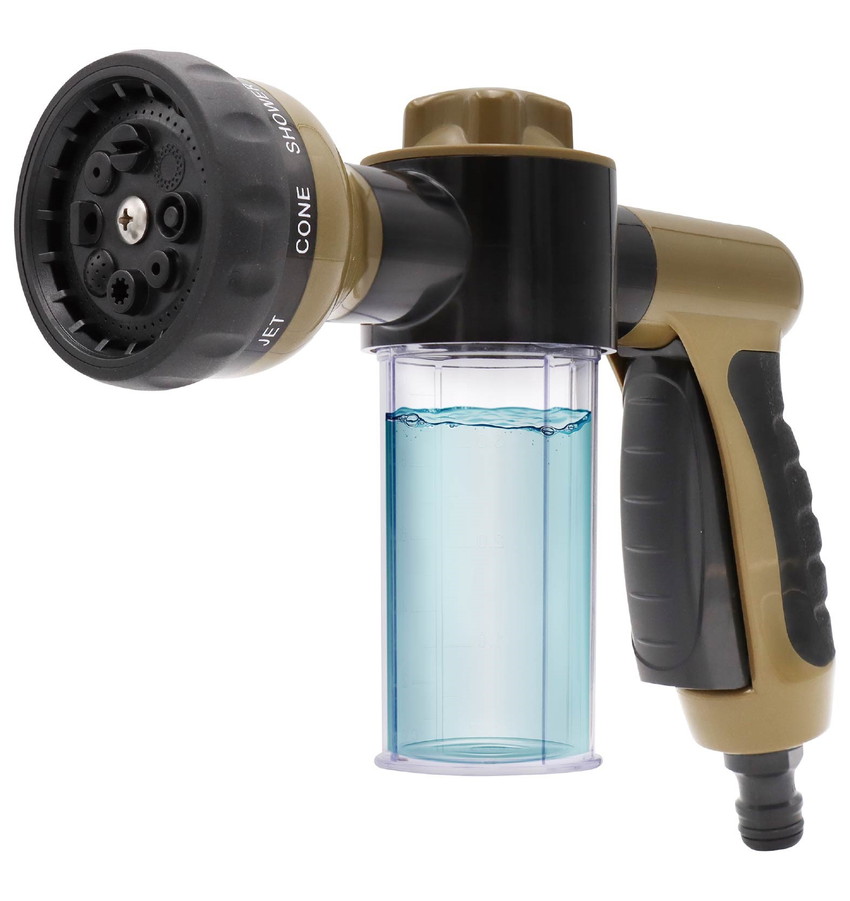 楽天市場】泡タンク付き散水ノズル ハック 洗車道具 ポータブル 洗車機