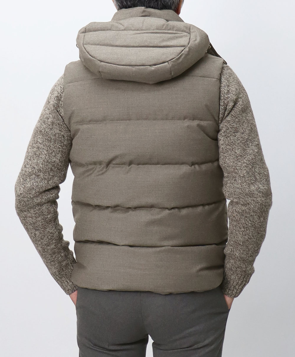 ムーレー / MooRER / ダウン ベスト / ダウン ジレ / 撥水 ウール