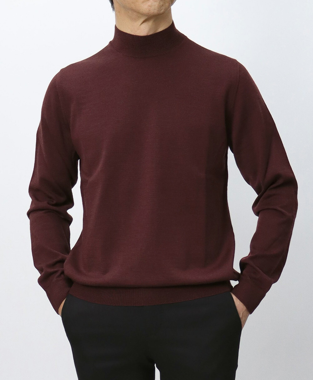 ザノーネ / ZANONE / モックネック ニット / ウール / 12ゲージ 12G