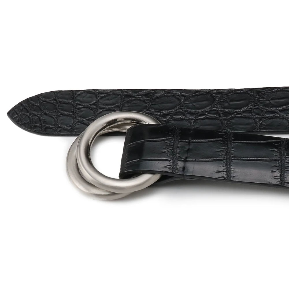 ミ*ン様 【THE SOLE 】レザーベルト 黒 ボックス付き ミ*ン様 THE