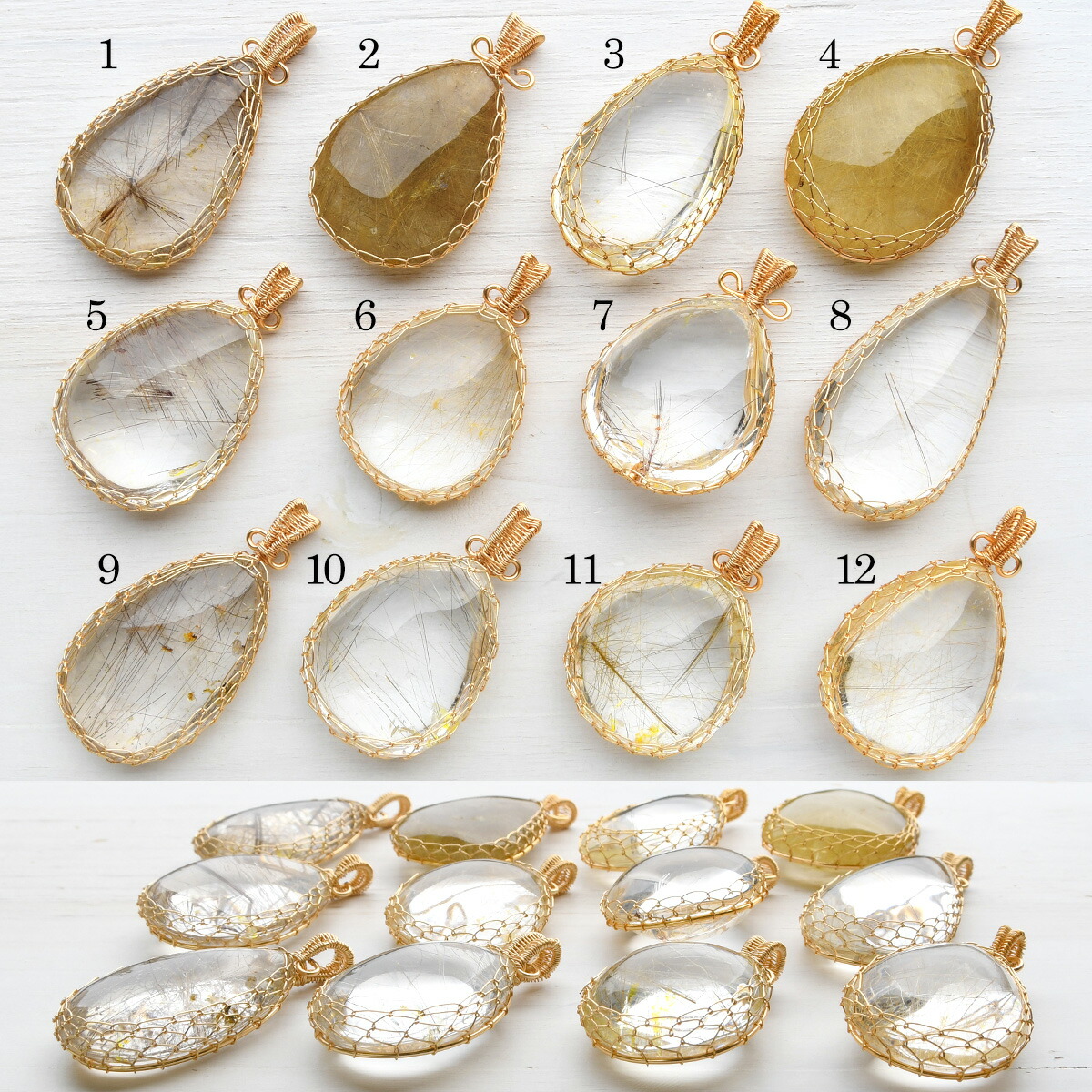 楽天市場】ルチルクォーツ ペンダントトップ 18g～ ボリューム抜群の