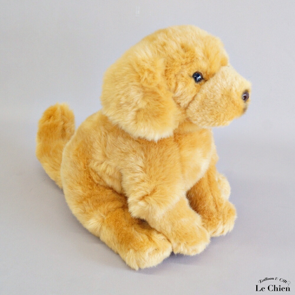 楽天市場】犬 ぬいぐるみ ゴールデンレトリバー リアル お座り