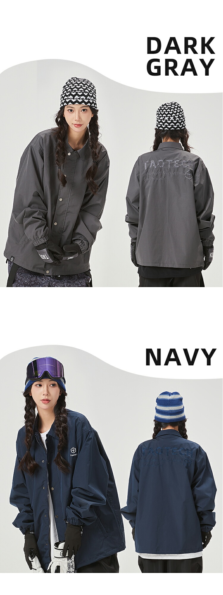 楽天市場】【TaoTech】 スノーボードウェア コーチジャケット メンズ