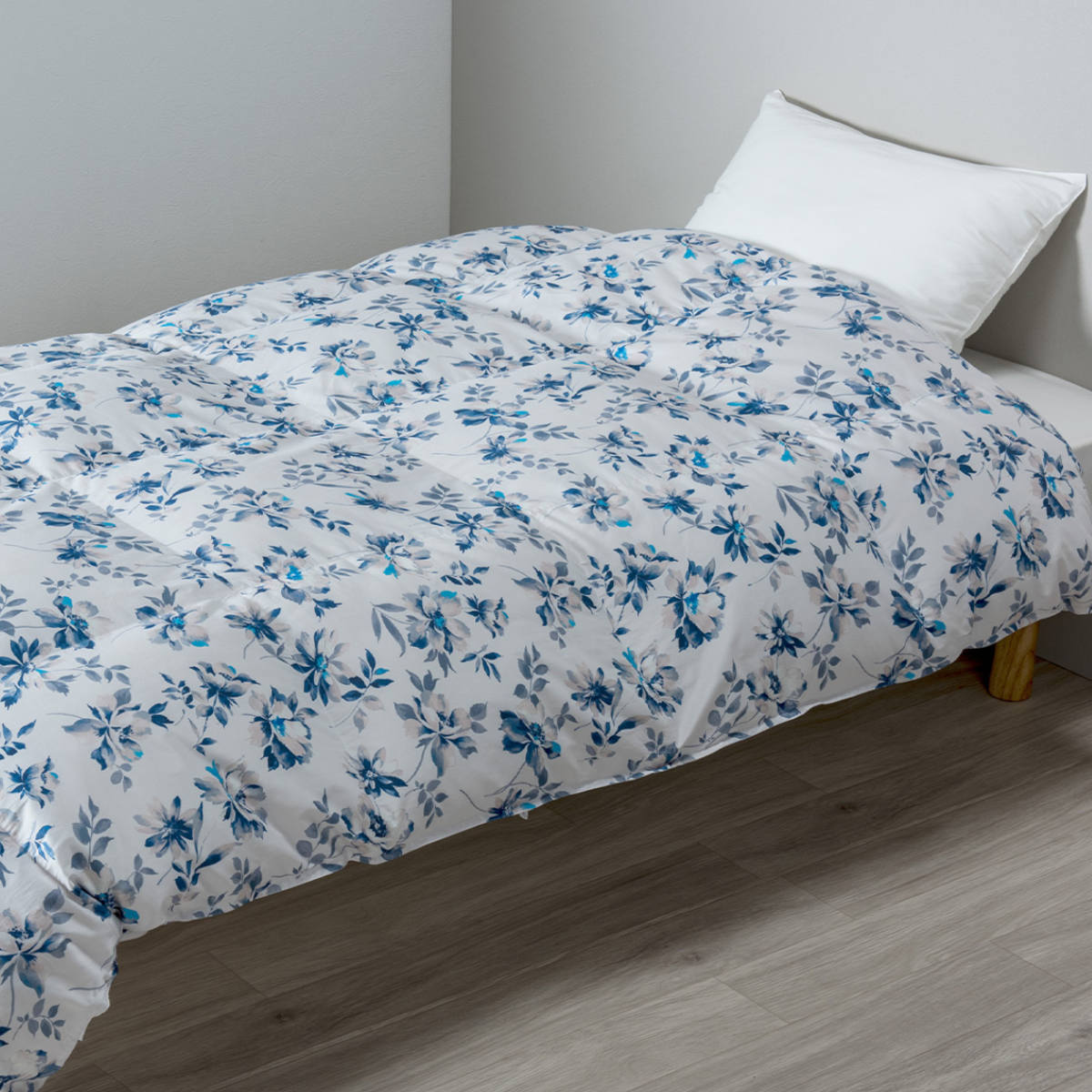 東京西川 Golden Night 花柄羽毛布団シングルロング 西川（nishikawa