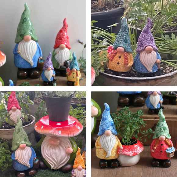 楽天市場】ガーデンノーム KINOKO 置物 （ 小人の妖精 小人 レジン