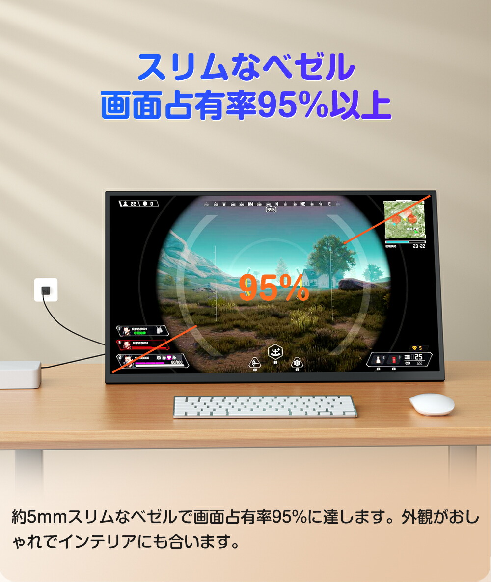 楽天市場】＼2K／ゲーミングモニター 22型 モニター 22インチ 2K