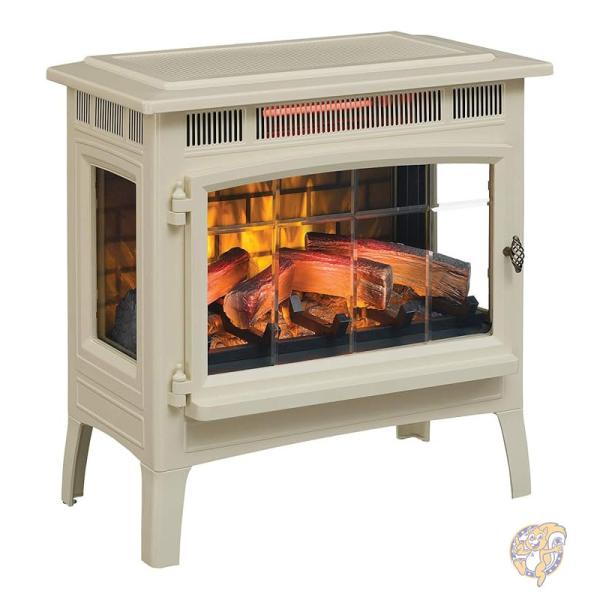 楽天市場】電気暖炉ストーブ 赤外線 3D 炎効果付き ヒーター