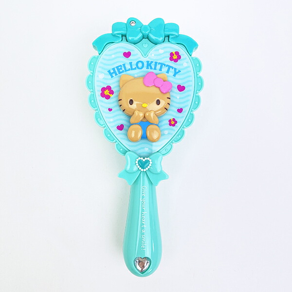 サンリオ 日焼け キティ ヘアブラシ (ミント） くし Sanrio