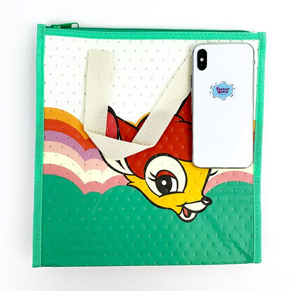 ディズニー レトロシリーズ バンビ 不織布保冷 バッグ ランチバッグ