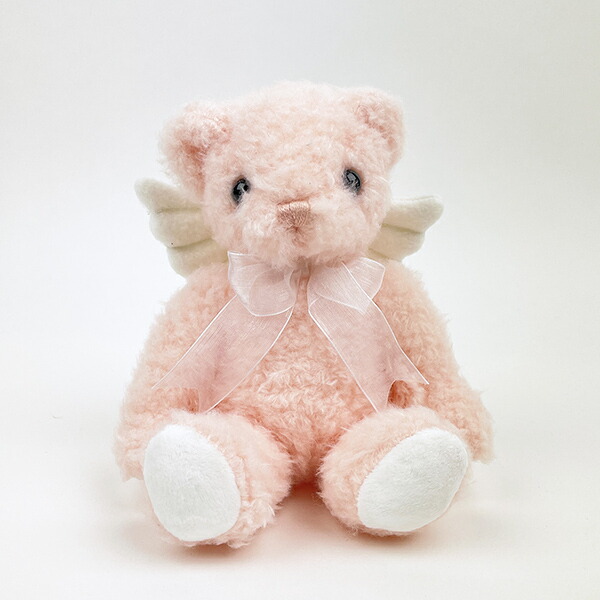 ぬいぐるみ エンジェルベア ライトピンク マスコット 人形 インテリア