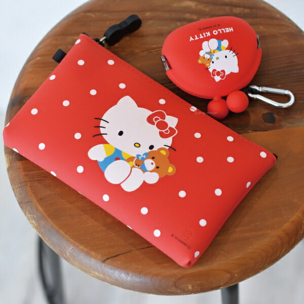サンリオ ハローキティ POCHIBI(ポチビ) シリコン がま口 ミニポーチ