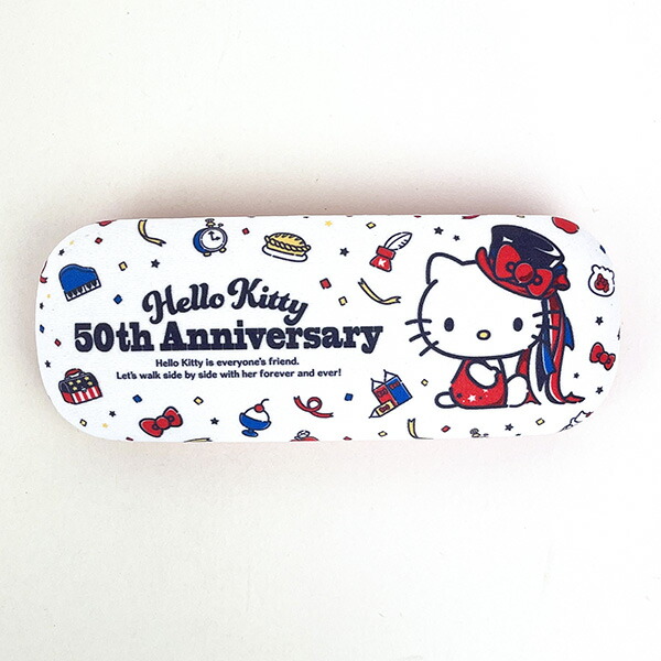 サンリオ ハローキティ メガネケース 50周年 レッド