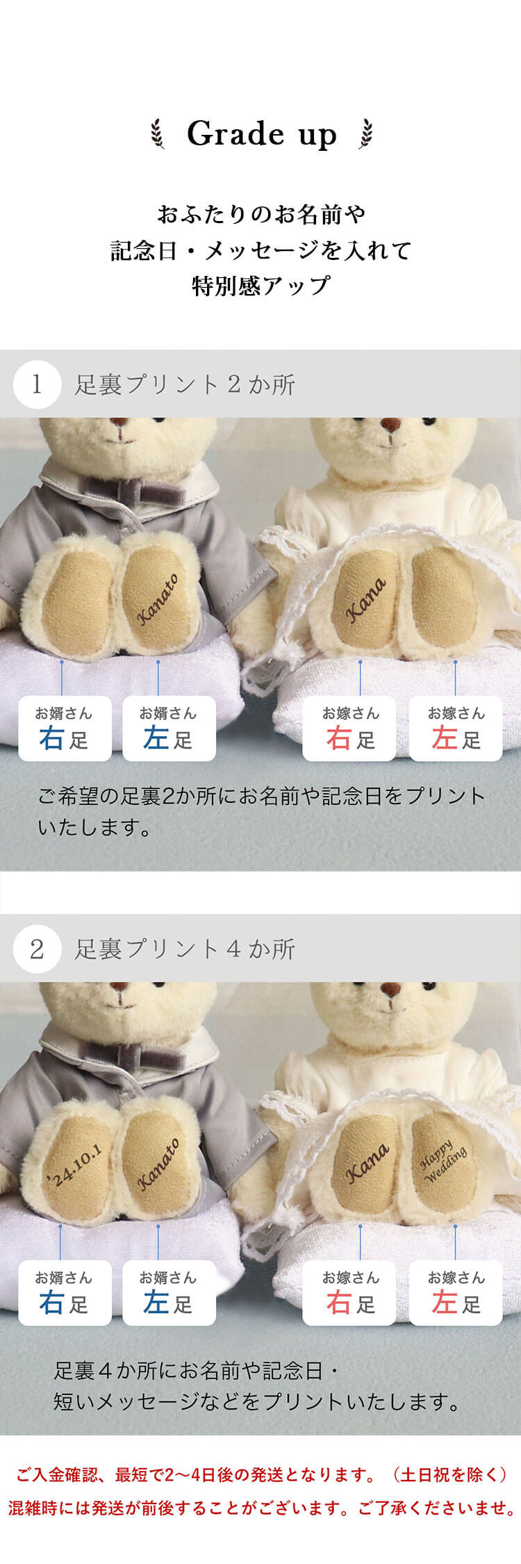 楽天市場】《小サイズ》ハッピーウェディングベアフラワーセット [名