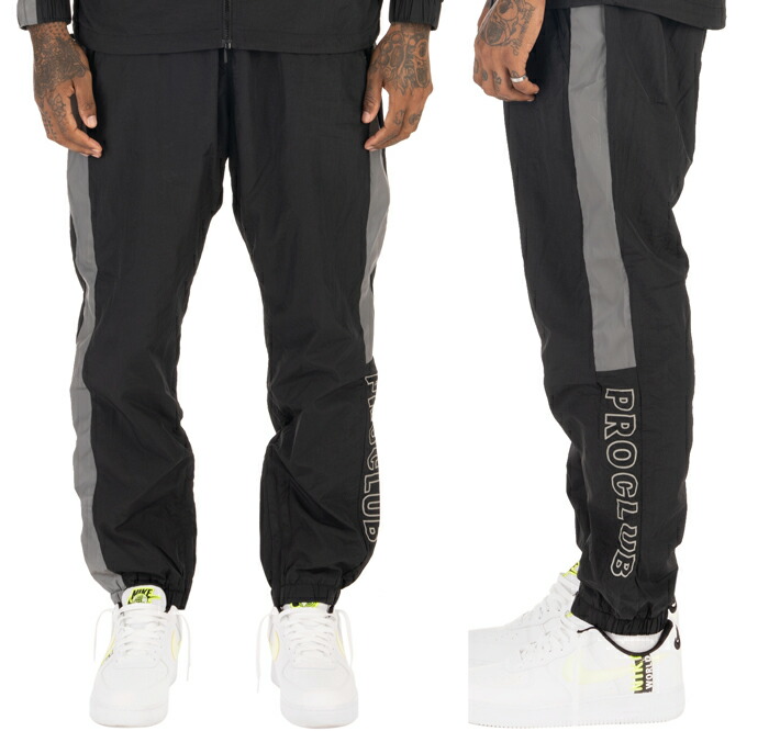 楽天市場】プロクラブ ナイロンジャケットセットアップ メンズ