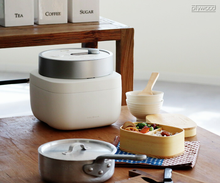 楽天市場】炊飯器 3合 バルミューダ ザ・ゴハン BALMUDA The Gohan
