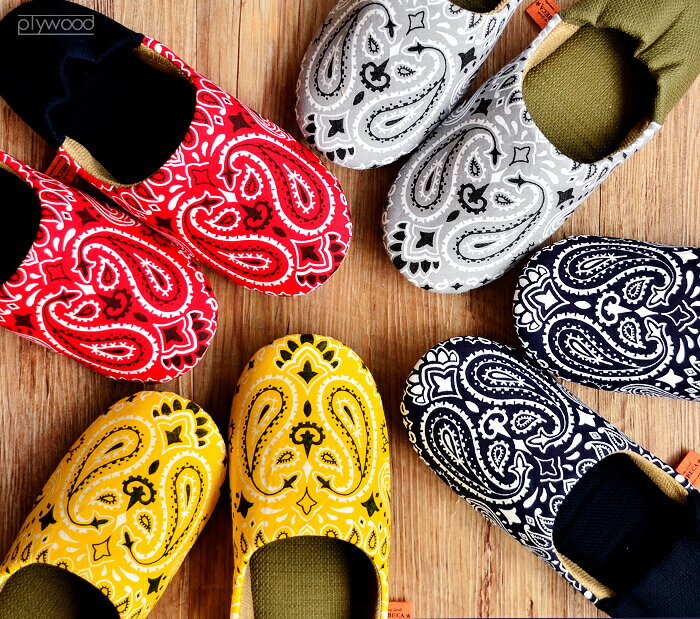 楽天市場】ルームシューズ メンズ おしゃれ ハバハンク バンダナ