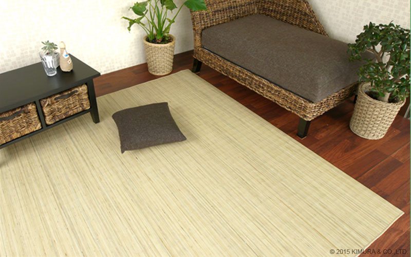 楽天市場】【アウトレット】 籐カーペット 籐むしろ 200×250cm 裏付