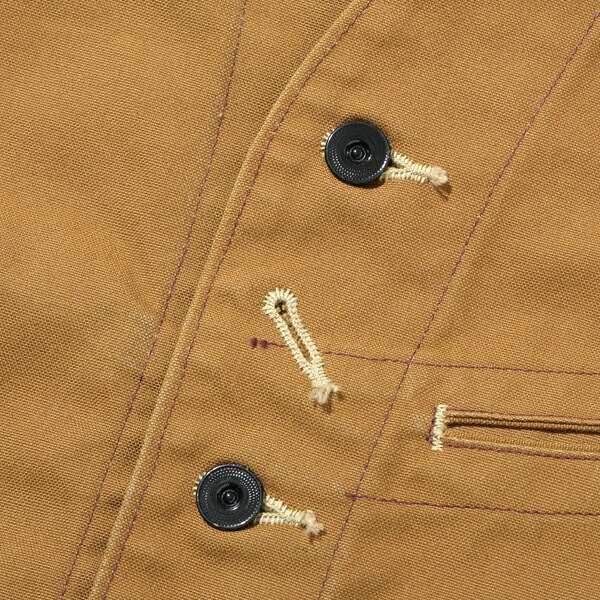 シュガーケーン SUGAR CANE ワークベスト SC14375 ブラウンダック 13oz