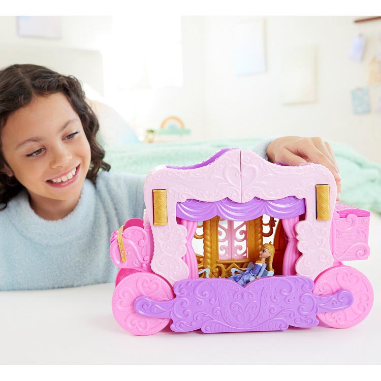 楽天市場】ディズニープリンセス ピンクのおしろ 〜ばしゃがおしろに