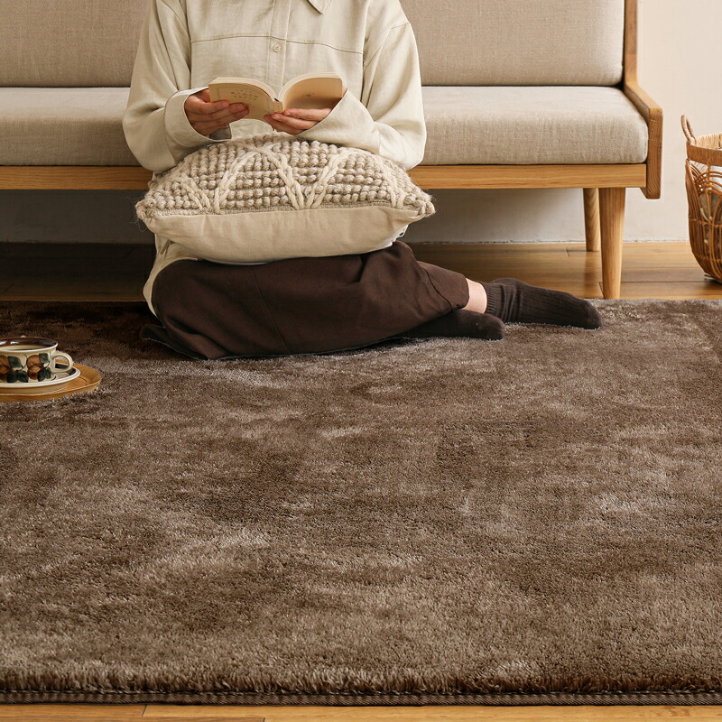 楽天市場】洗える マイクロファイバー ラグ ラグマット colette 190