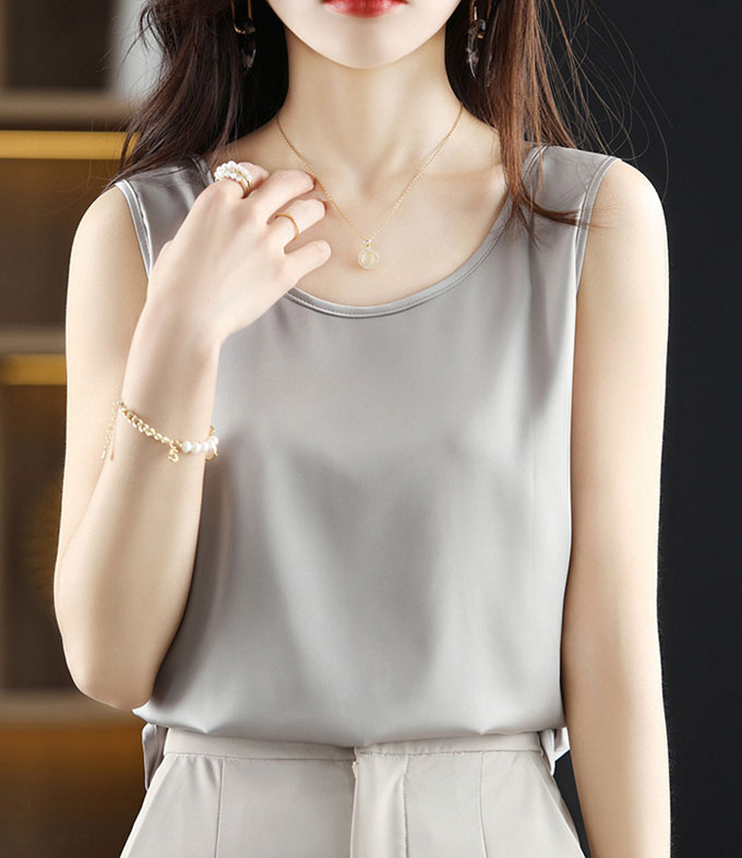 楽天市場】タンクトップ シルク レース キャミソール ブラウス