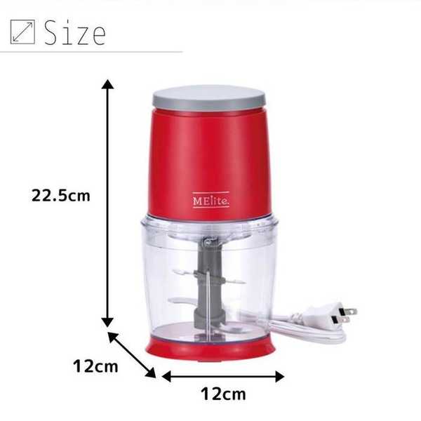 楽天市場】【送料無料】 MELite フードチョッパー 4枚カッター