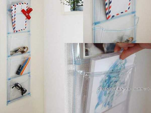 楽天市場】日本製 CDサイズポケット(5ポケット) マチ付き クリアー W