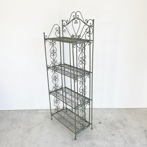 アイアン 4段シェルフ オープンラック アイアンラック ウィズリー