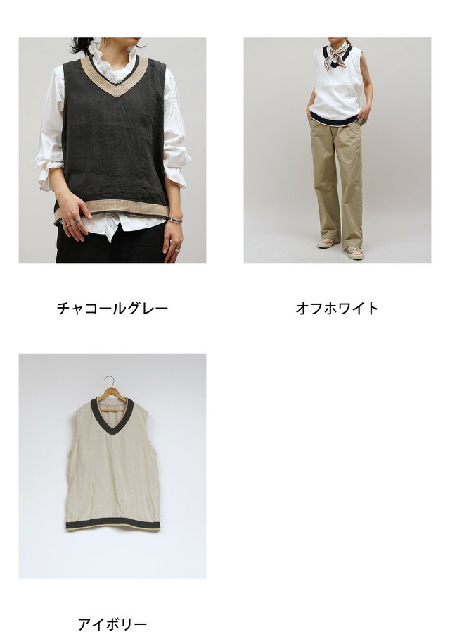 楽天市場】Nigel Cabourn クリケットベストリバーシブル - リネンピン