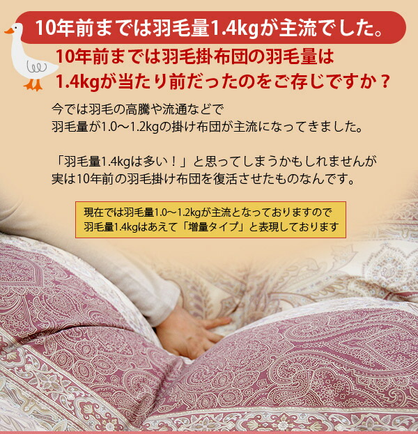 受注生産】ホワイトダウン93％ 柄はおまかせ 最高級羽毛掛け布団