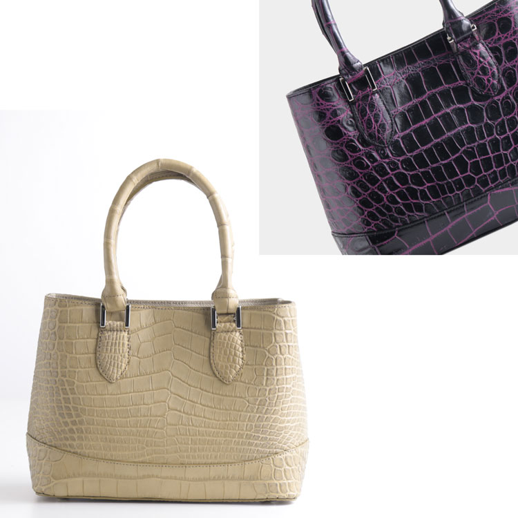 楽天市場】クロコダイル ハンドバッグ レディース 日本製 2WAY