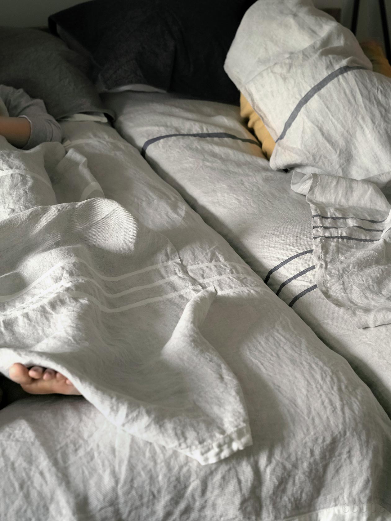 ラプアンカンクリ　リネン　ブランケット　２枚セット NIITTY blanket 150x260cm – LAPUAN KANKURIT（ラプアンカンクリ）