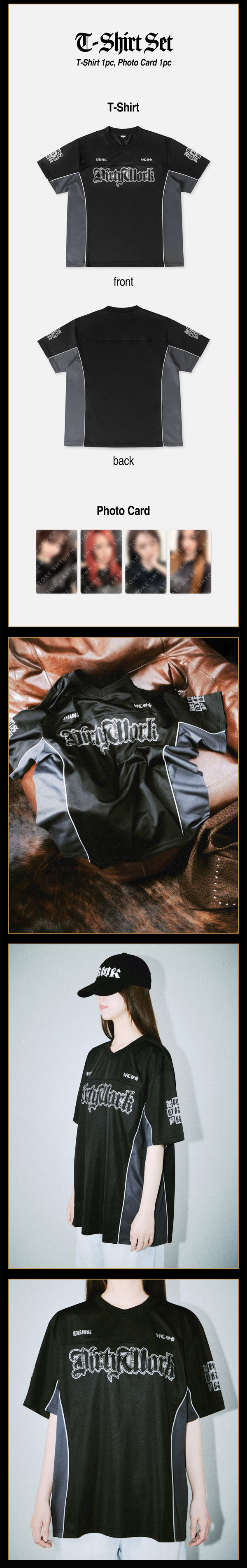 楽天市場】aespa [ T-SHIRT SET ] Dirty Work ALBUM MD / Tシャツ