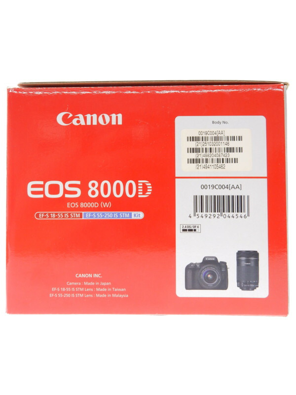 Canon】キヤノン『EOS 8000D ダブルズームキット』EOS8000D-WKIT2420万