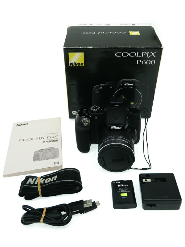 Nikon】ニコン『COOLPIX P600』P600BK 2014年2月発売 1605万画素 光学