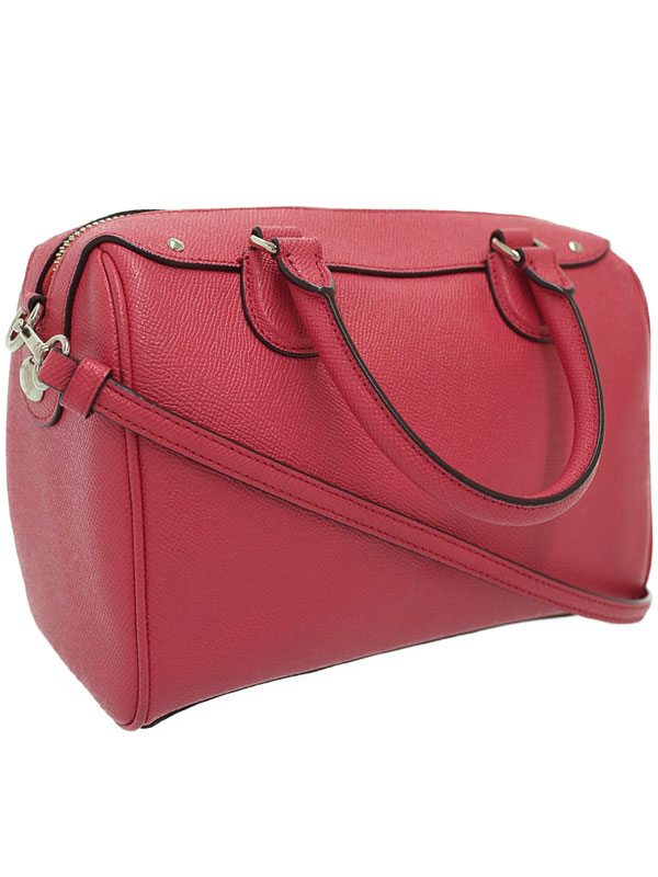 COACH】コーチ『クロスグレーンレザー ミニベネット サッチェル 2WAY