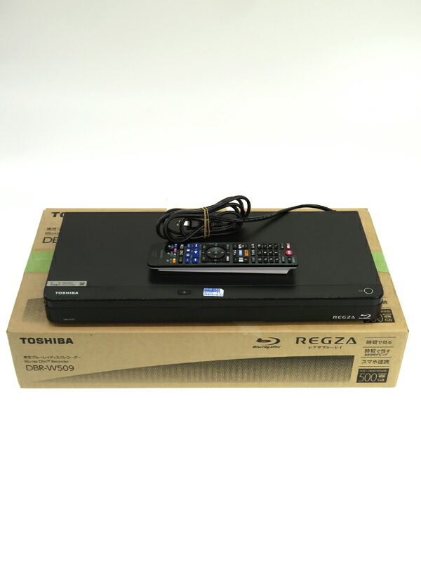 TOSHIBA】東芝『REGZA(レグザブルーレイ)』DBR-W509 500GB 2チューナー