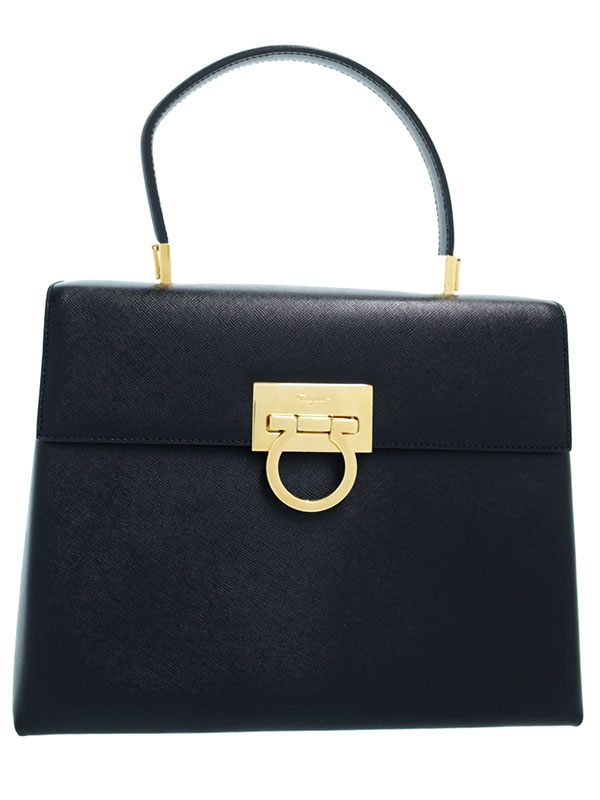 Salvatore Ferragamo】フェラガモ『ガンチーニ ハンドバッグ』AF-21