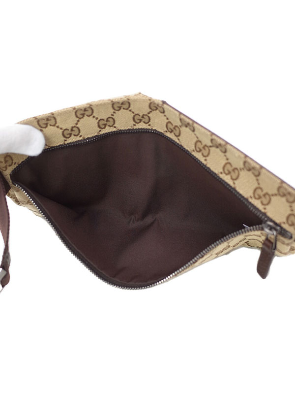 GUCCI】グッチ『GGキャンバス ウエストポーチ』28566 メンズ ボディ
