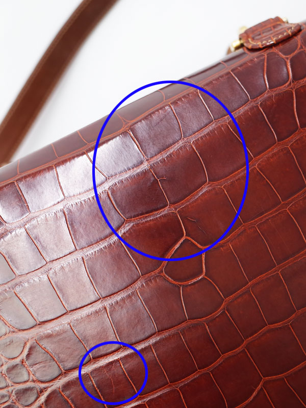 GUCCI】グッチ『クロコダイル バンブー 2WAYハンドバッグ』000・01