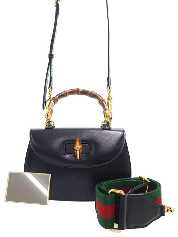 GUCCI】グッチ『グッチ バンブー 1947 スモール トップハンドルバッグ